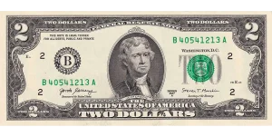 2 Dollars obverse 1976